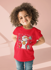 Boy's Crew Neck T-Shirt with fun Animal Design-Breathable Cotton